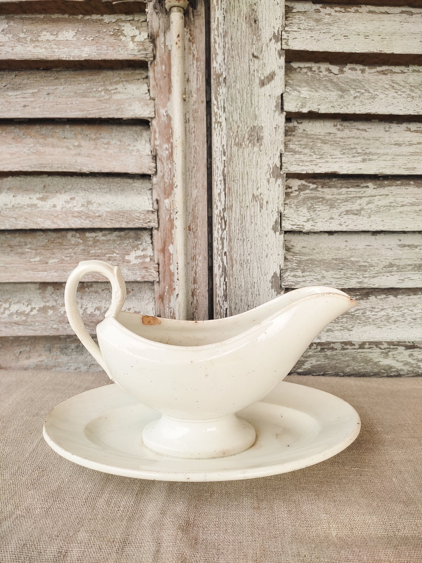 Saucière antique Gien