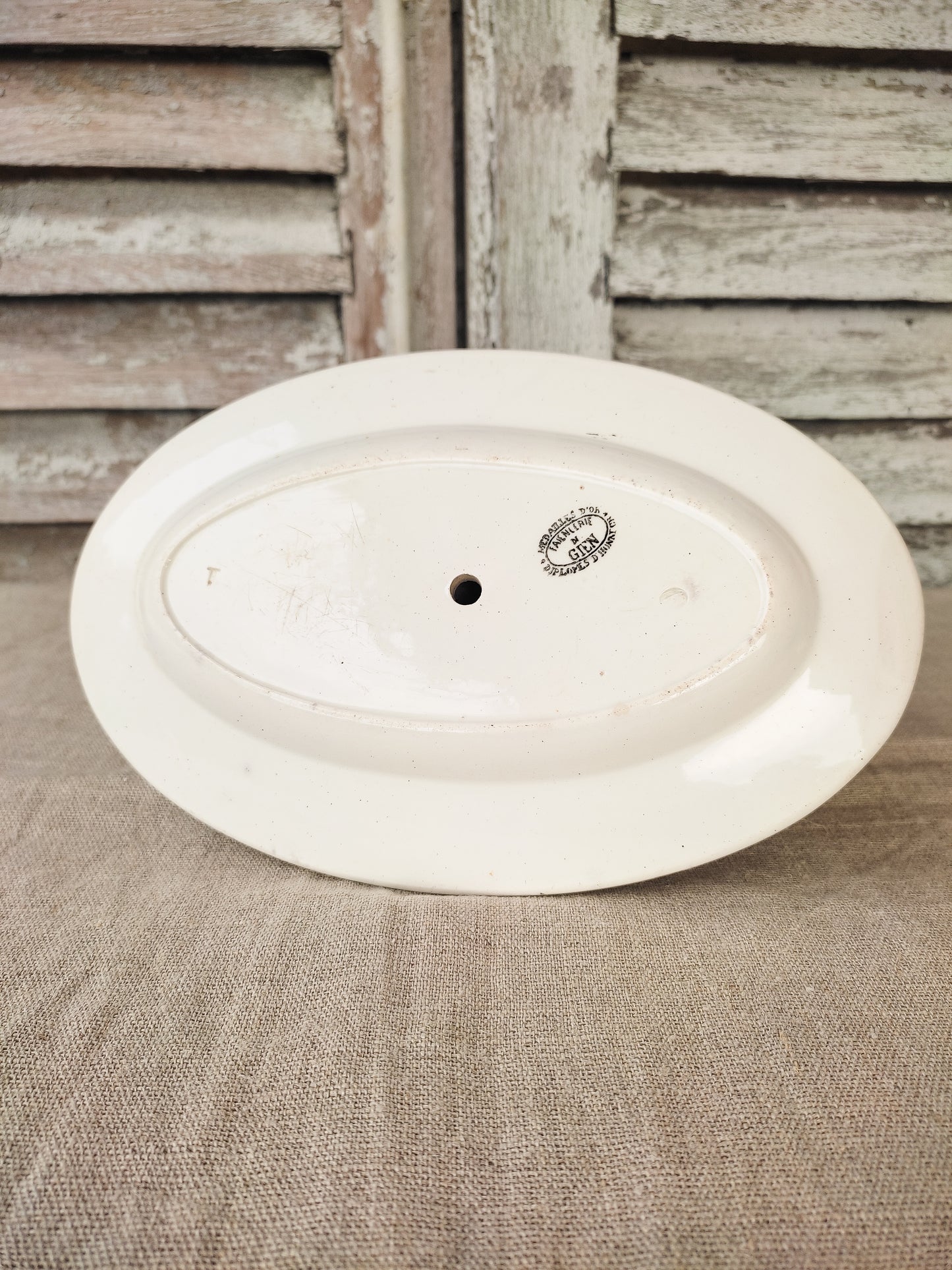 Saucière antique Gien
