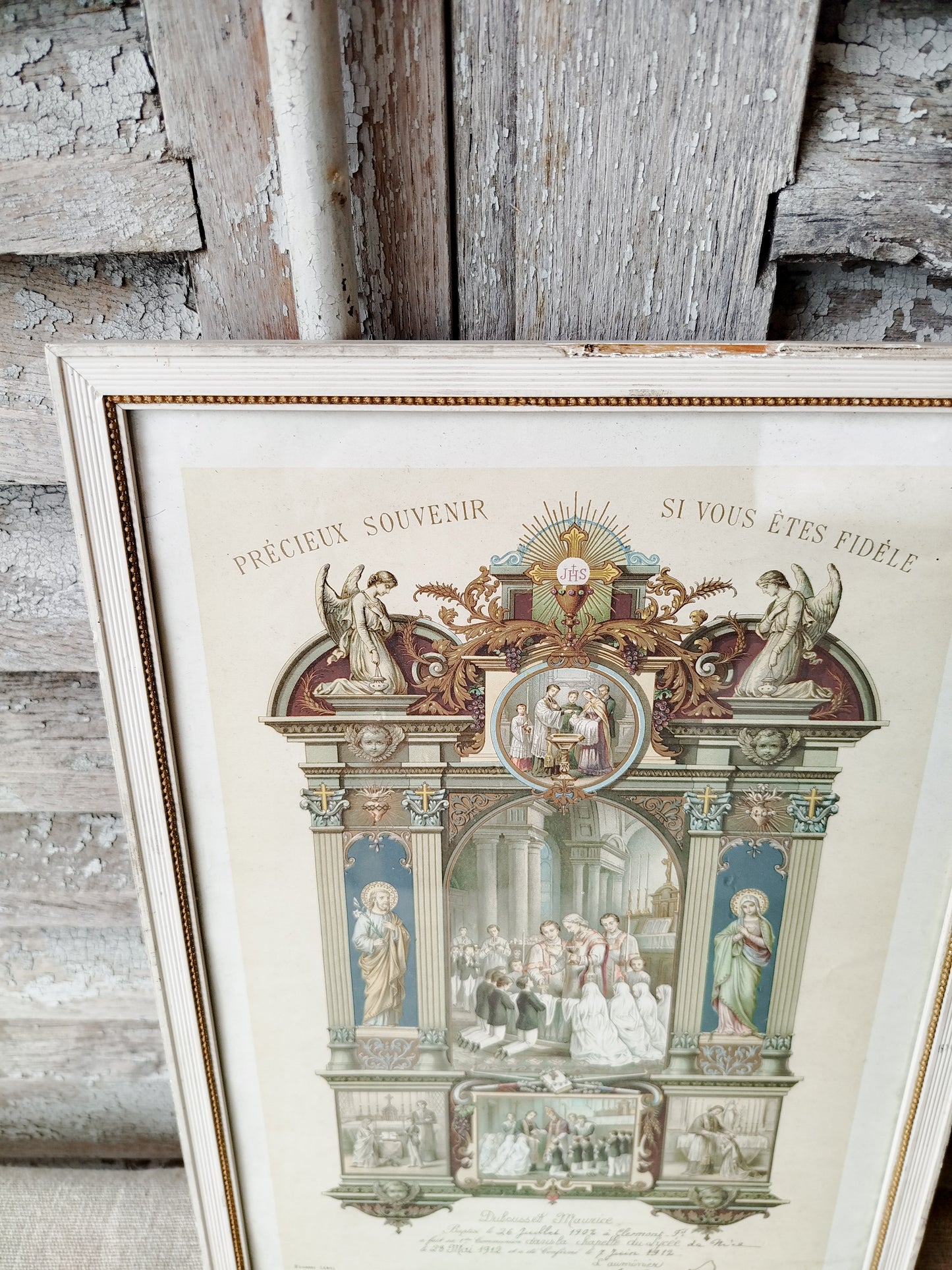 Cadre certificat religieux • 1902
