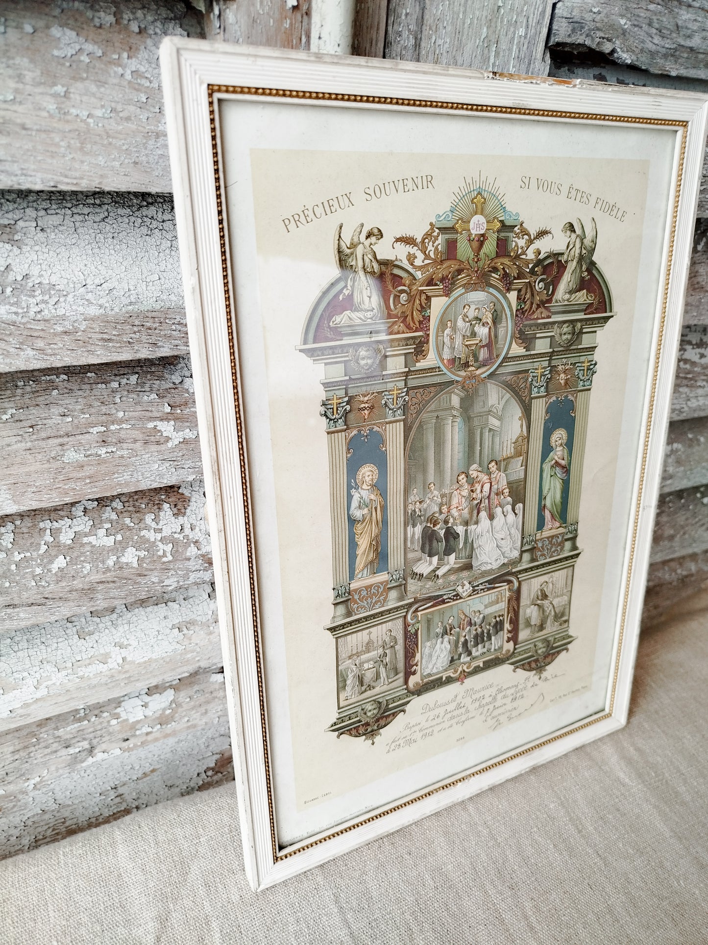 Cadre certificat religieux • 1902