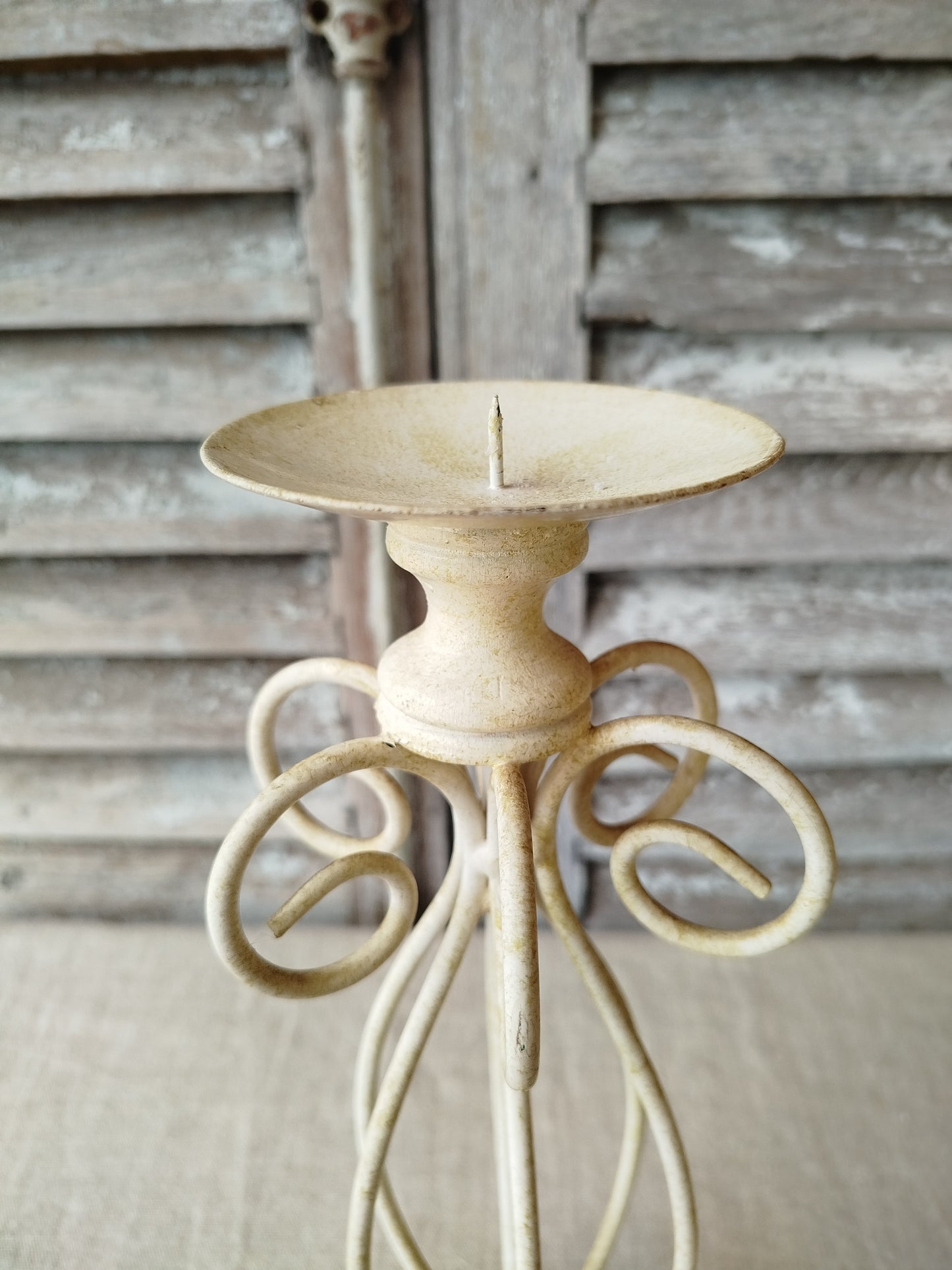 Chandelier shabby en métal