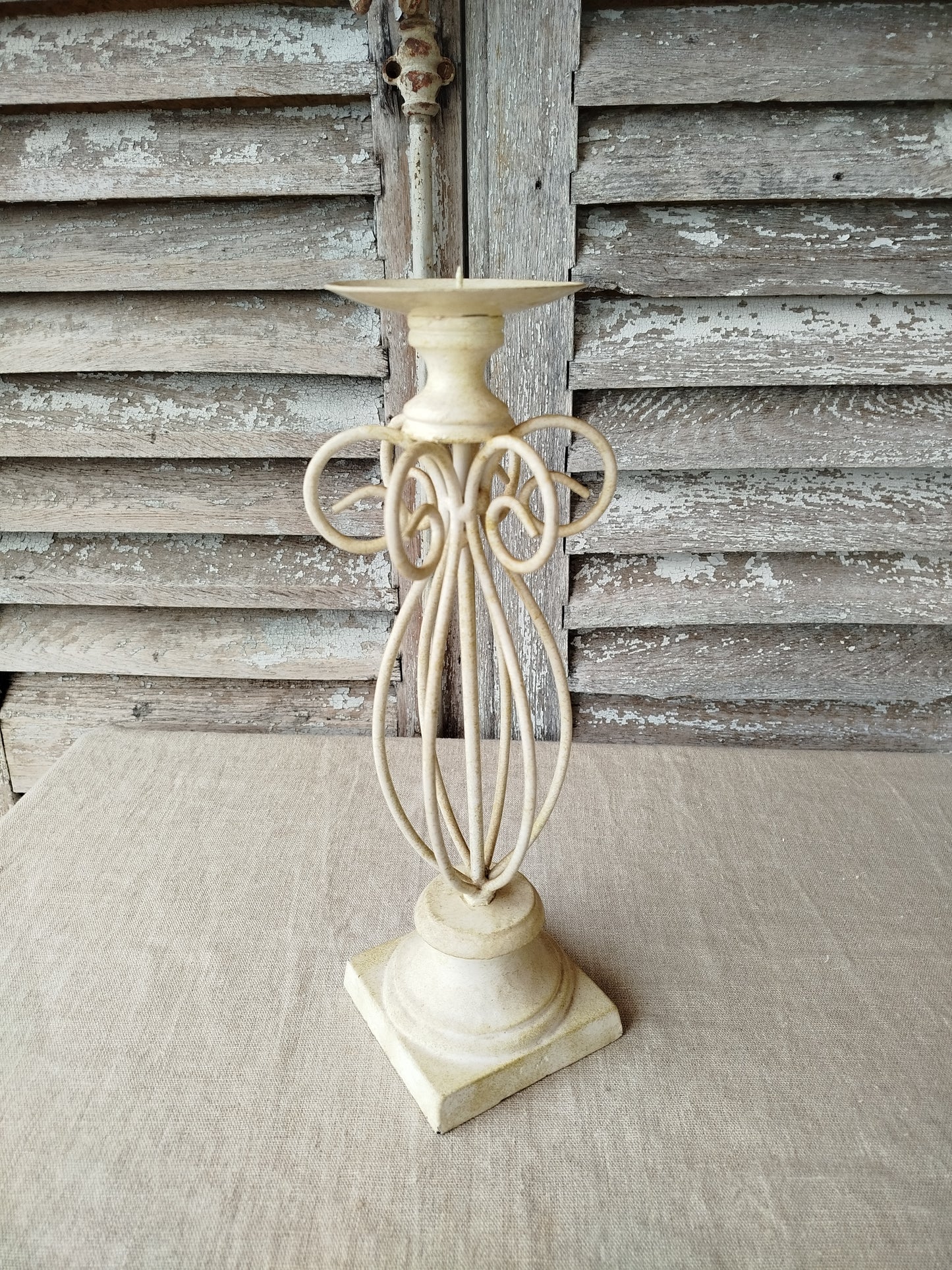Chandelier shabby en métal