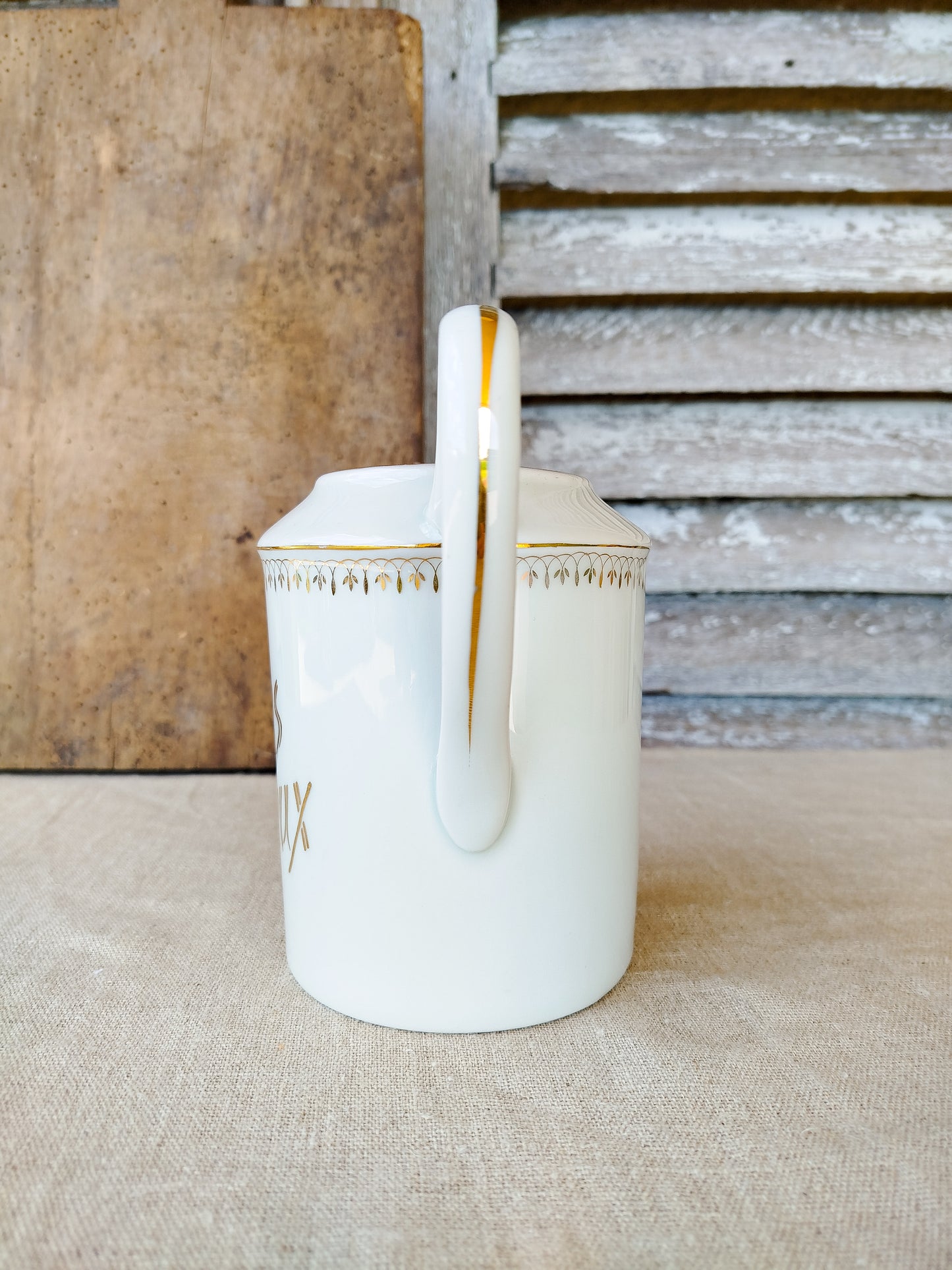 Pichet " Nous deux " en porcelaine