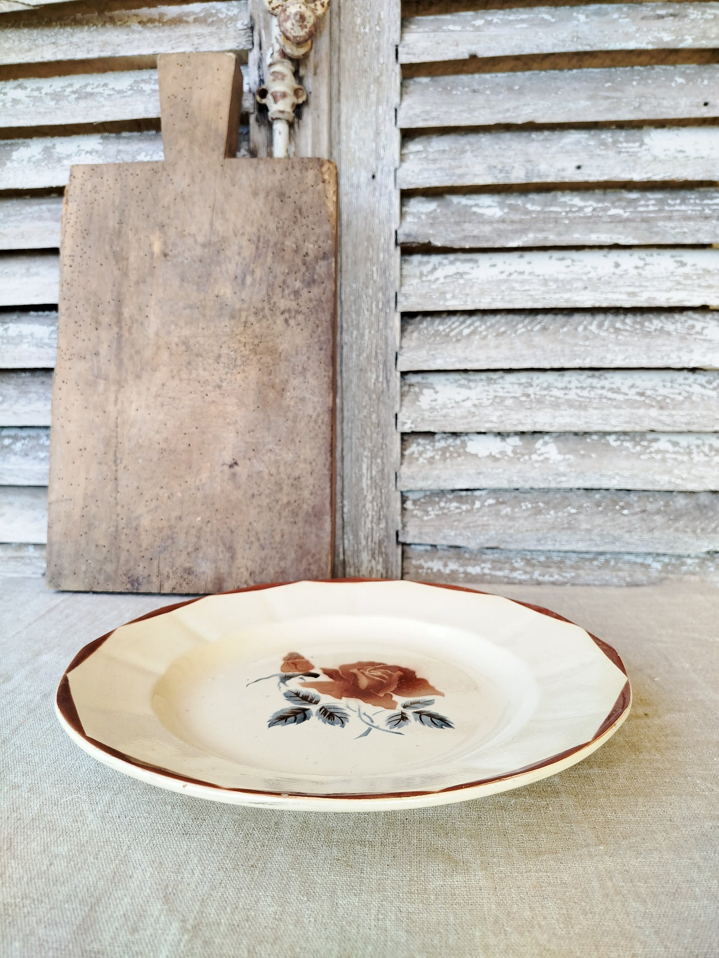 Plat vintage Digoin Sarreguemines