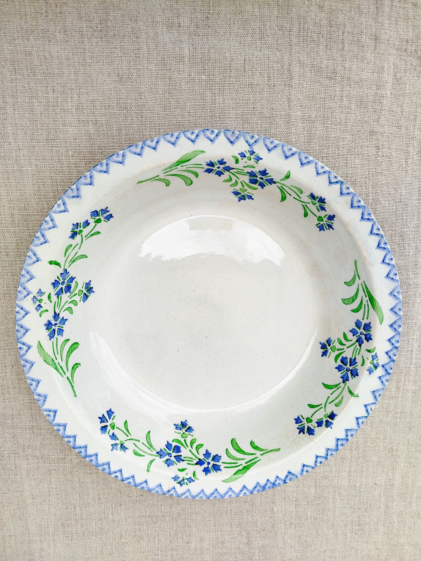 Assiette creuse Choisy-le-Roi x2