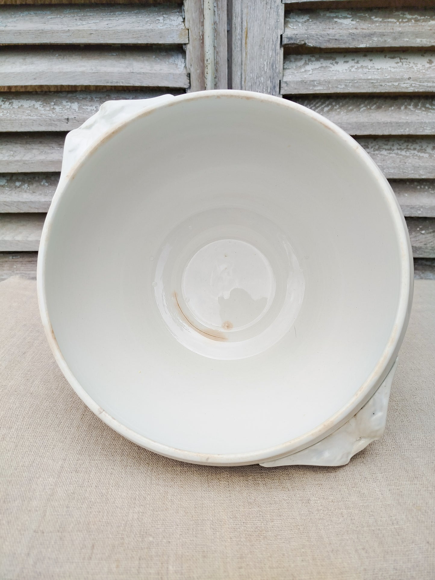 Soupière blanche Sarreguemines