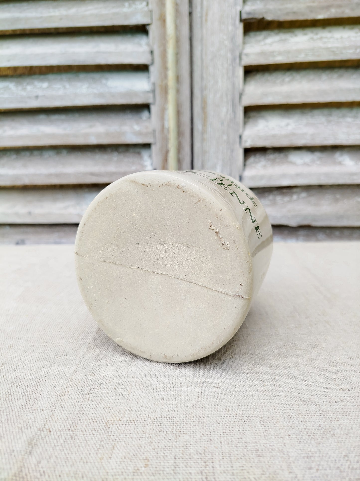 Pot à moutarde en grès