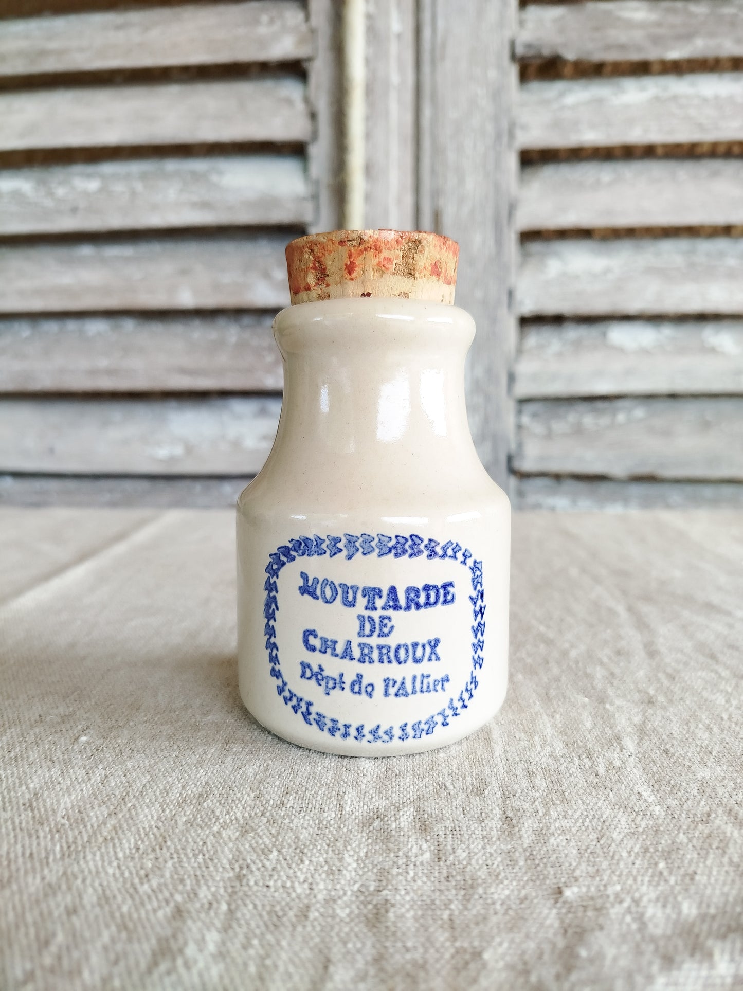 Pot à moutarde vintage