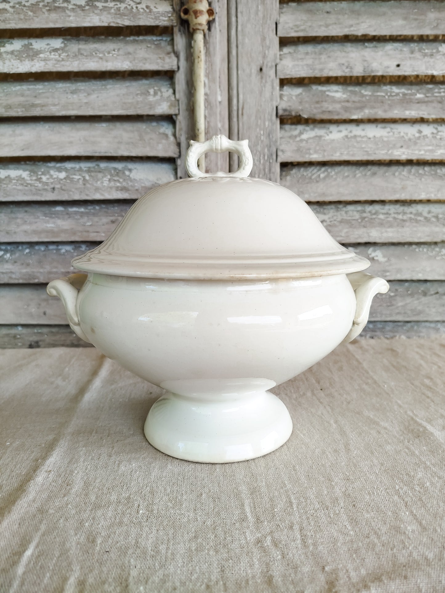 Soupière blanche