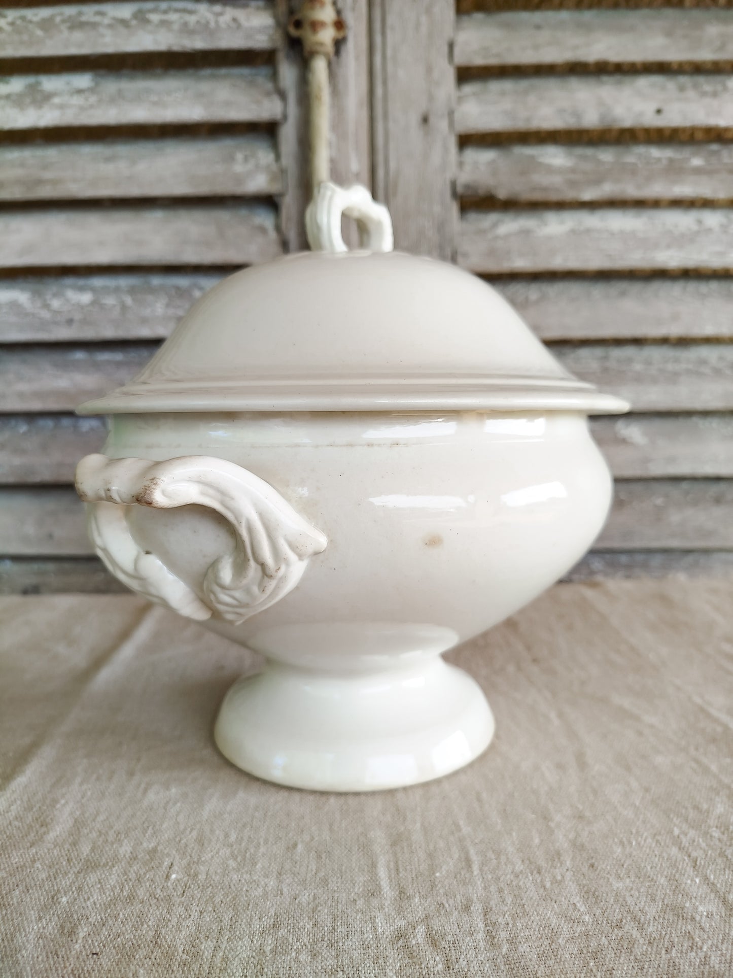 Soupière blanche