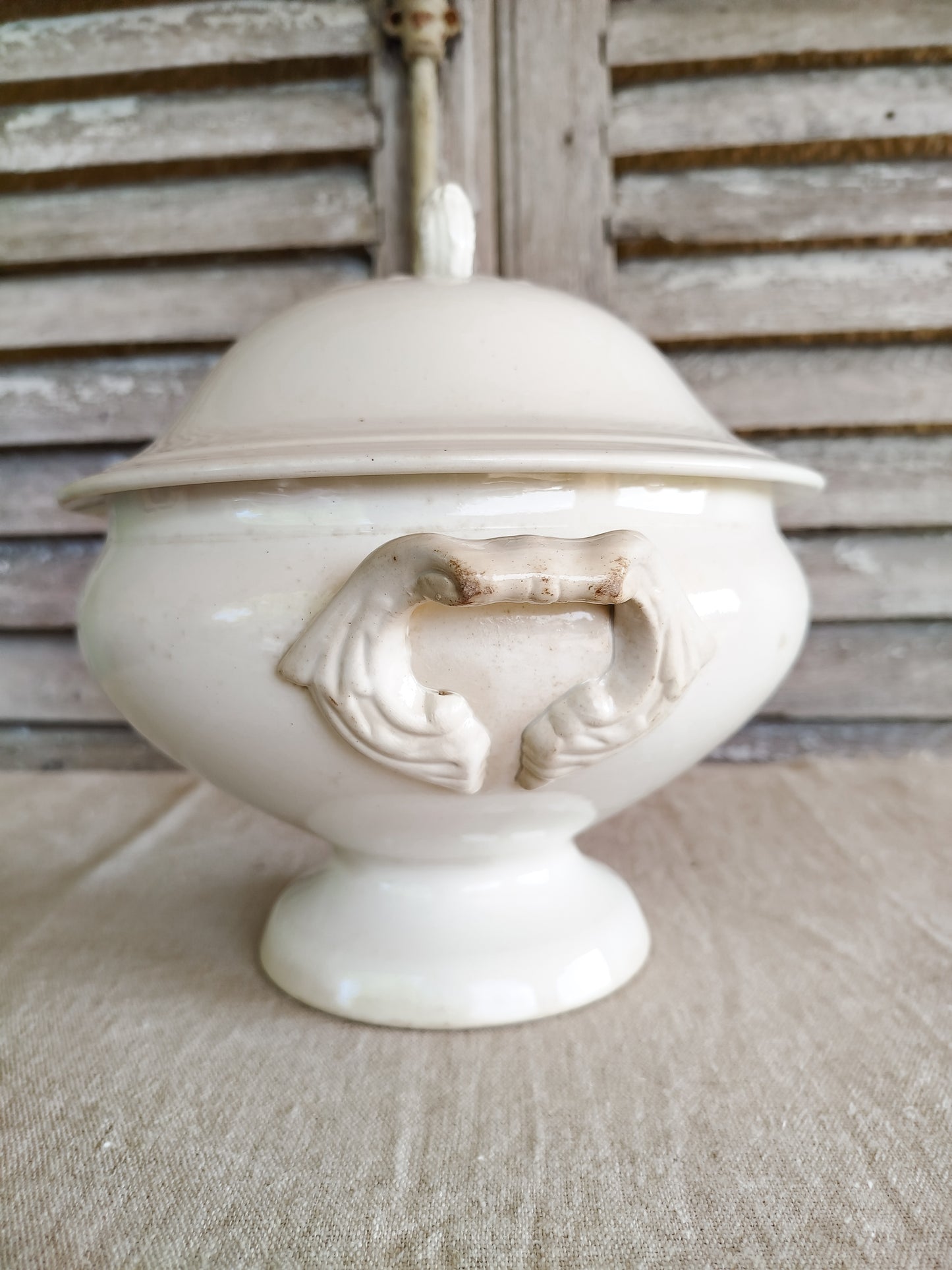 Soupière blanche