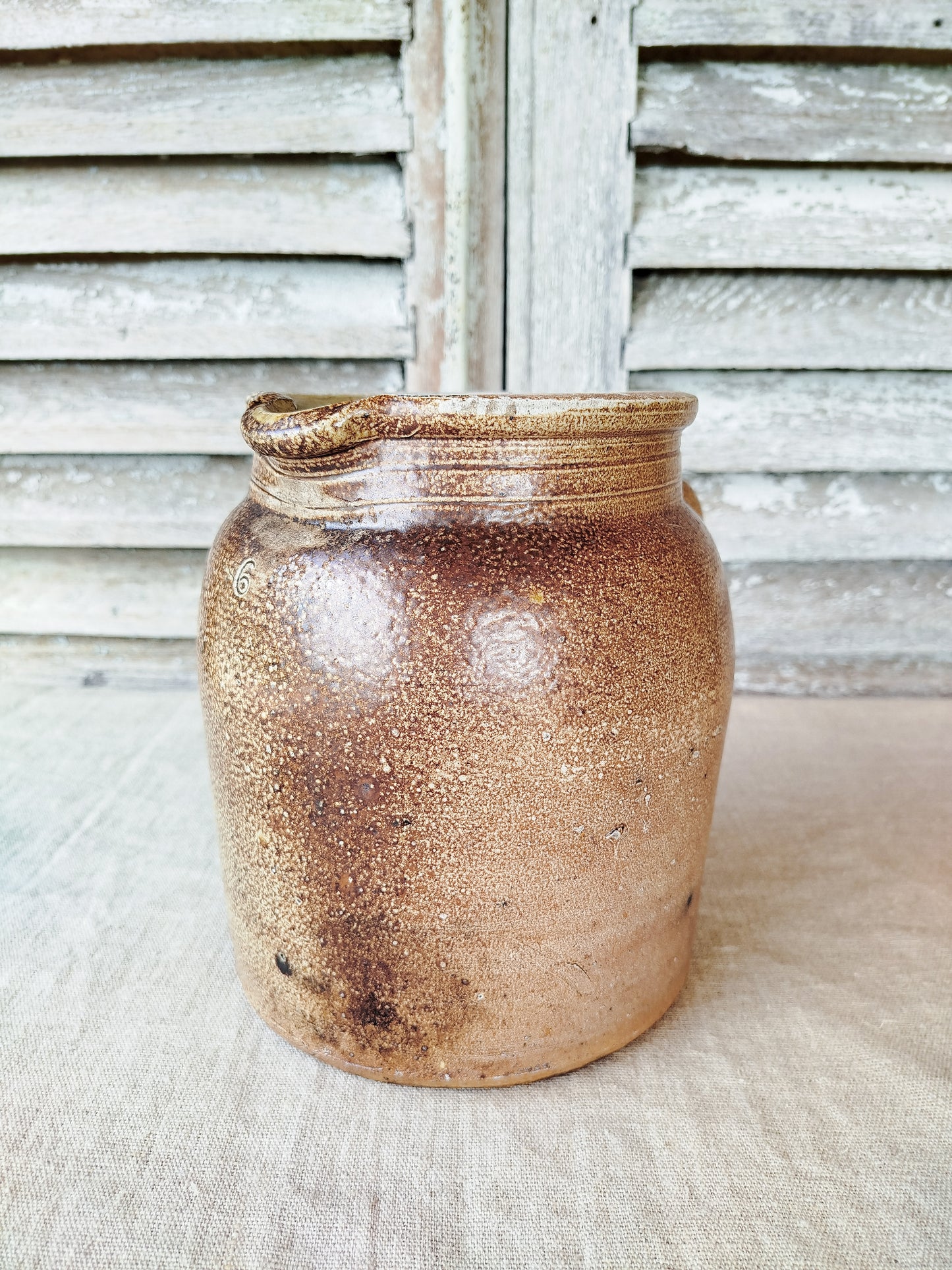 Cruche à lait en grès