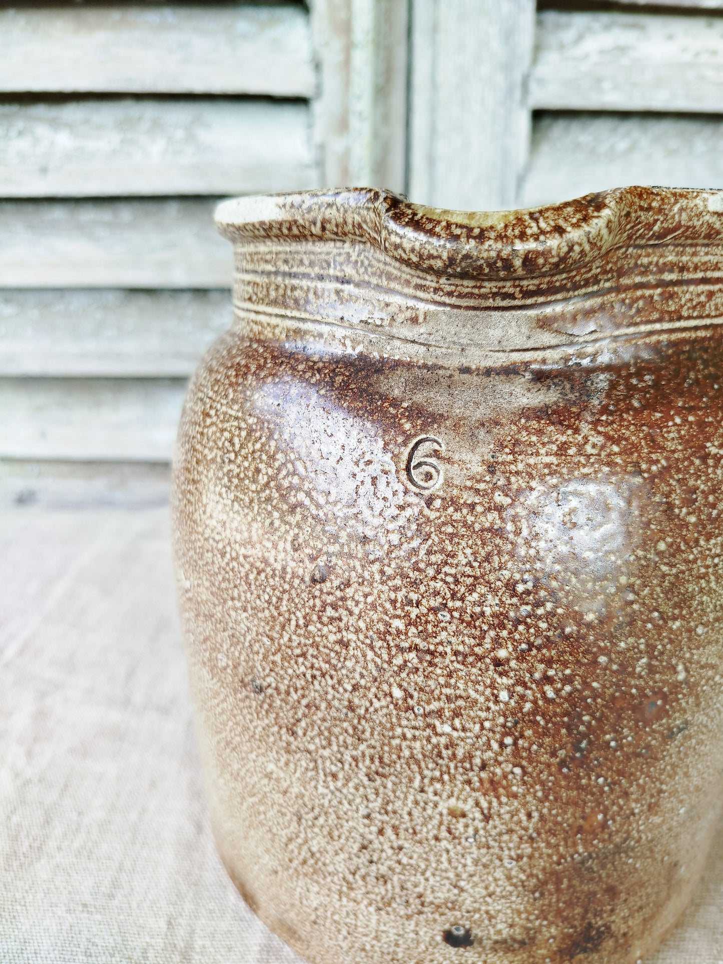Cruche à lait en grès