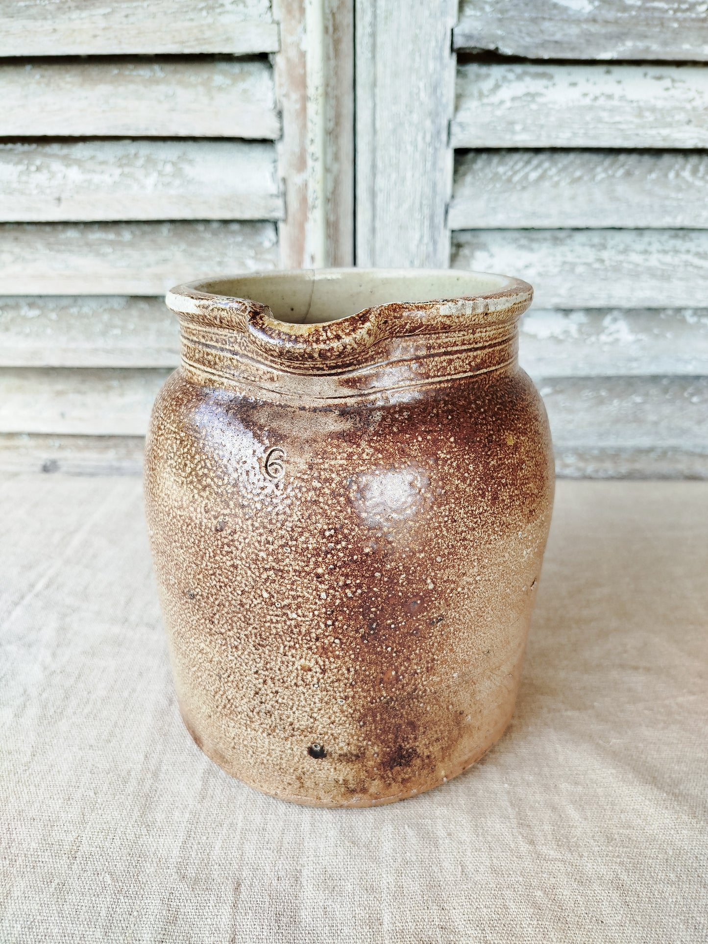 Cruche à lait en grès