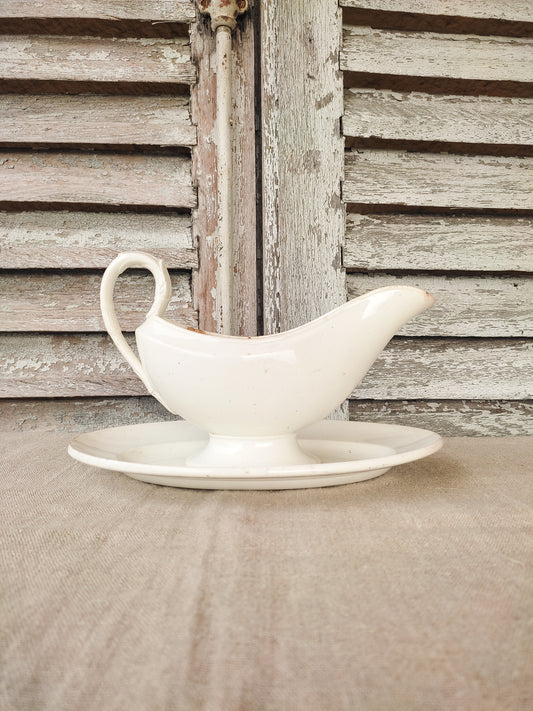 Saucière antique Gien
