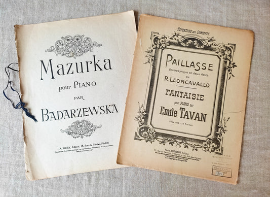 Partitions anciennes X2