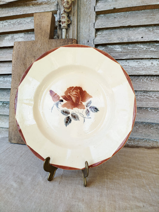 Plat vintage Digoin Sarreguemines