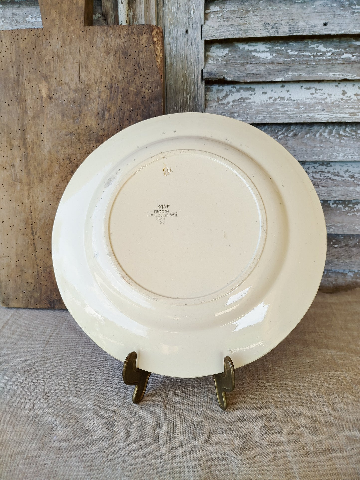 Plat vintage Digoin Sarreguemines