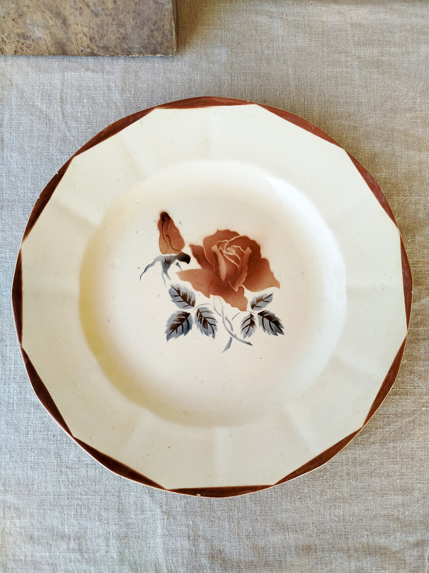 Plat vintage Digoin Sarreguemines