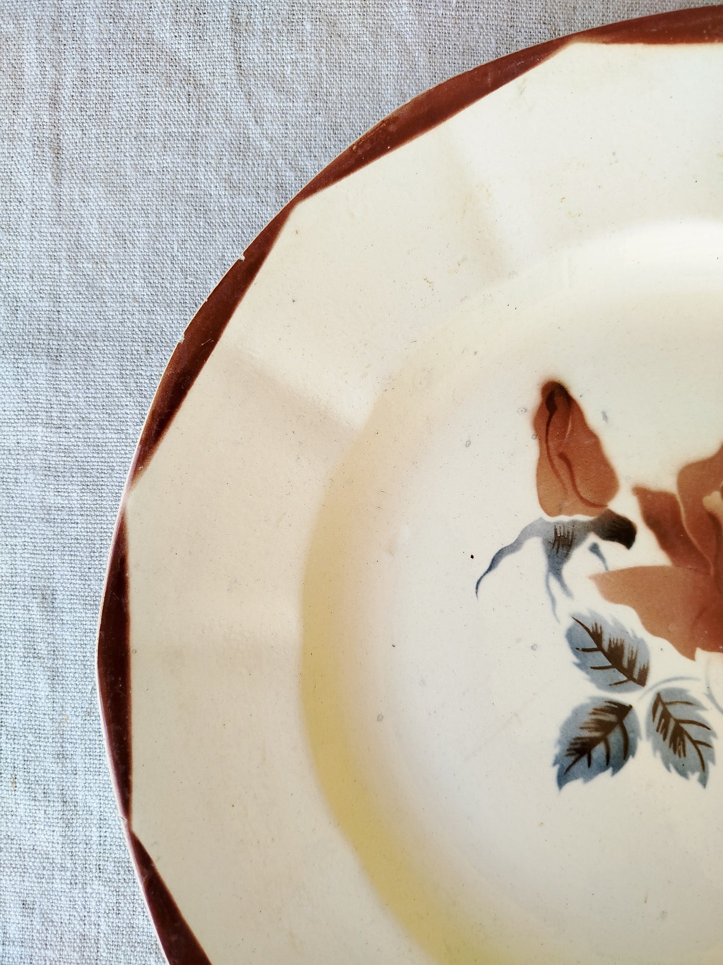 Plat vintage Digoin Sarreguemines