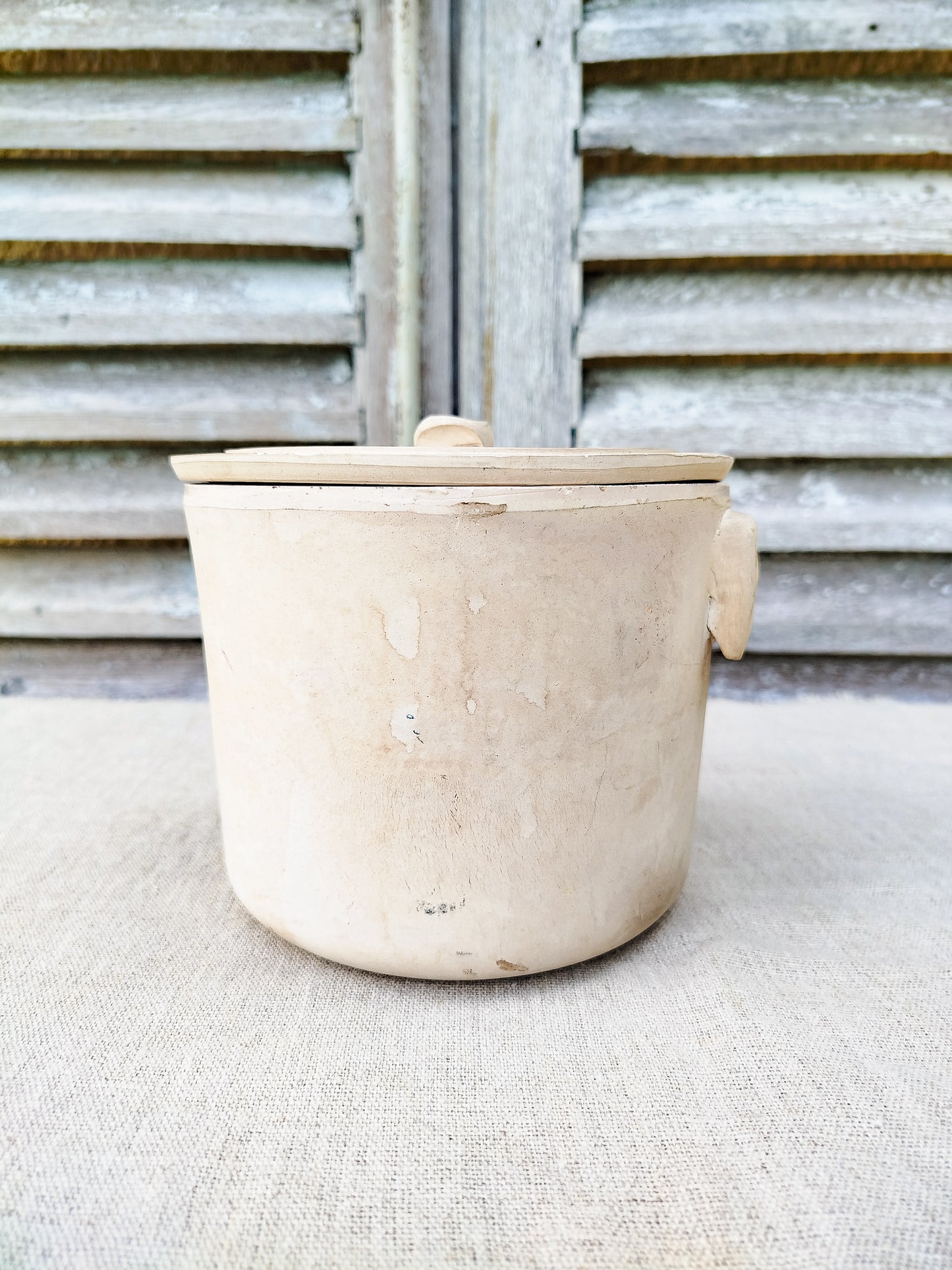 Pot terracotta " Poubelle de table "