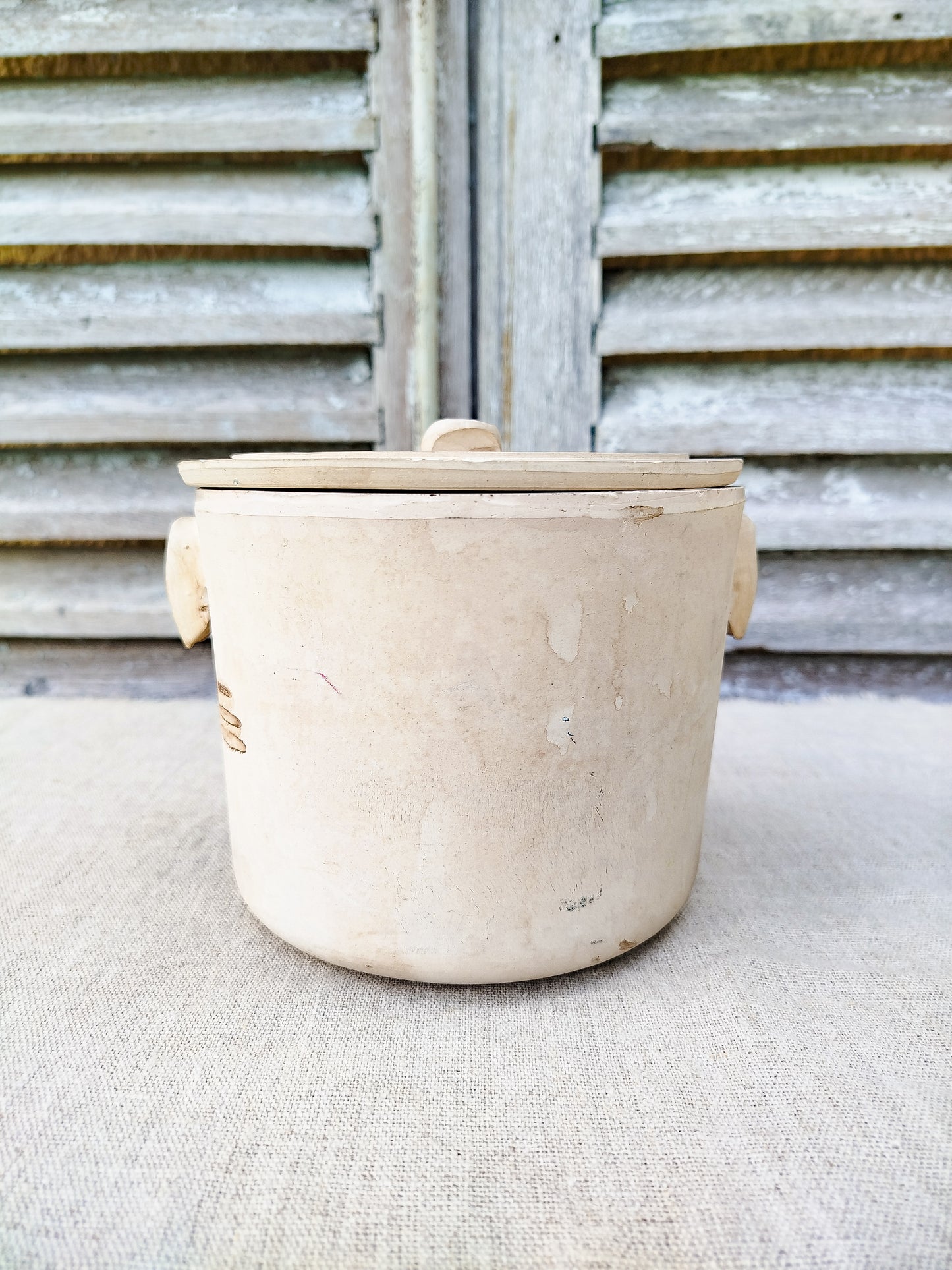 Pot terracotta " Poubelle de table "