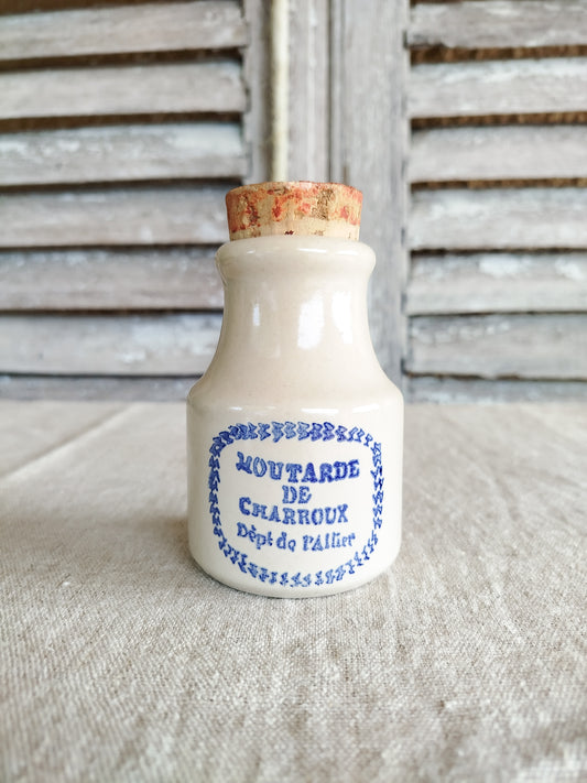 Pot à moutarde vintage