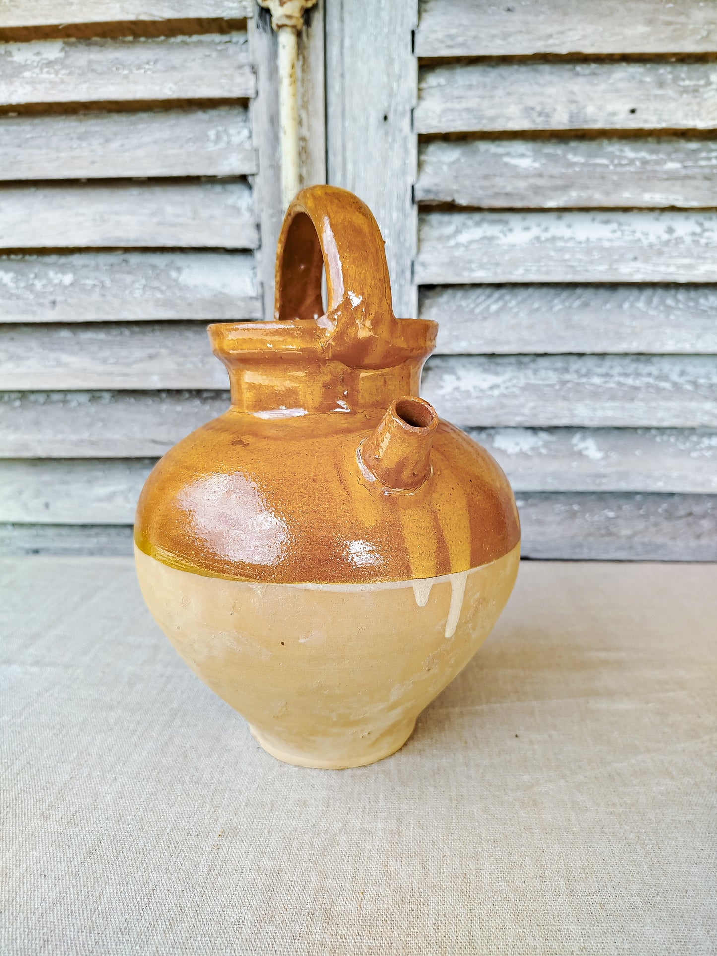 Gargoulette en terre cuite