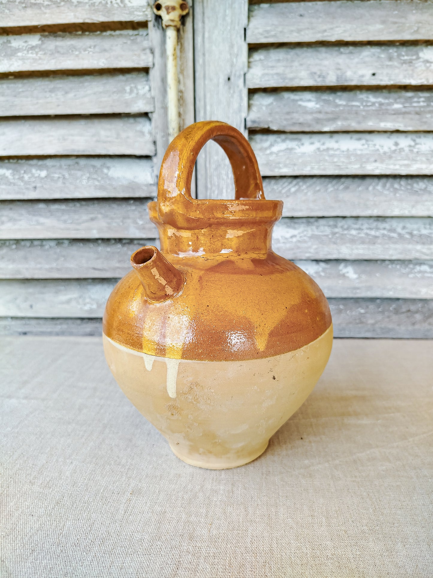 Gargoulette en terre cuite