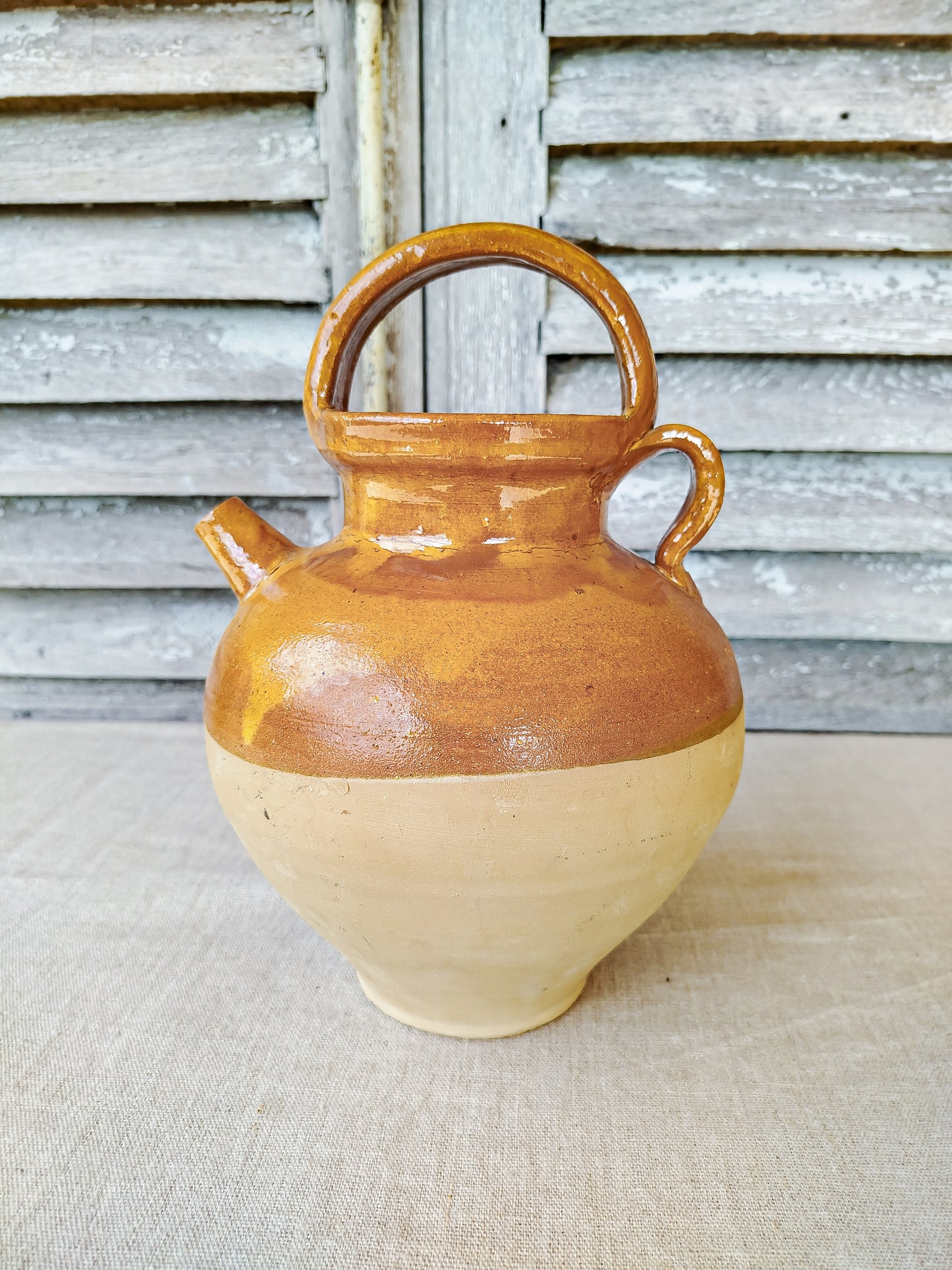 Gargoulette en terre cuite