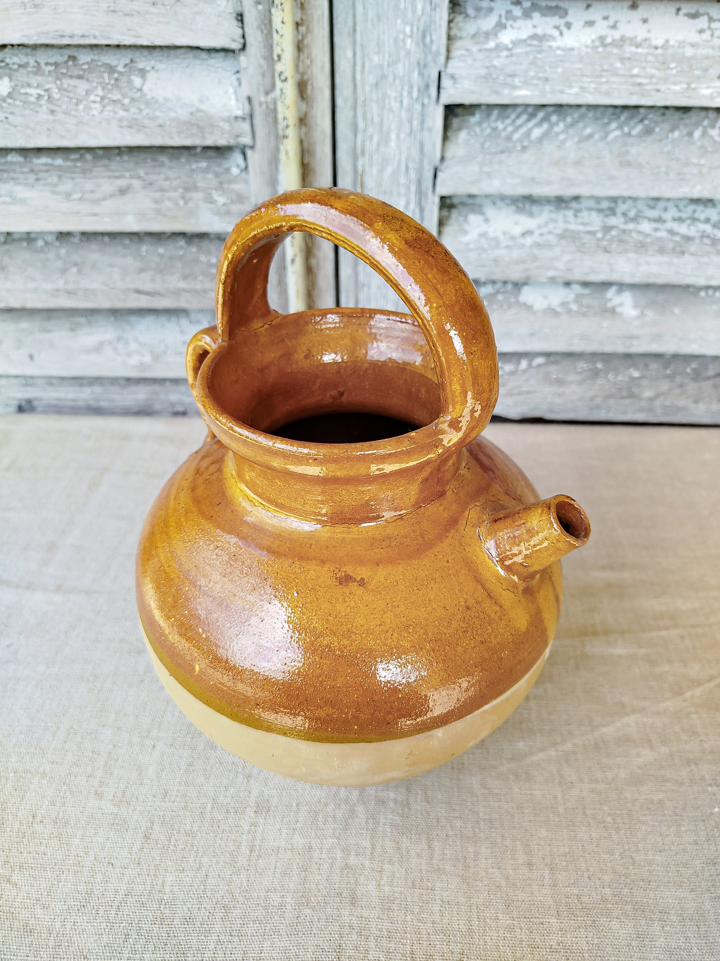 Gargoulette en terre cuite