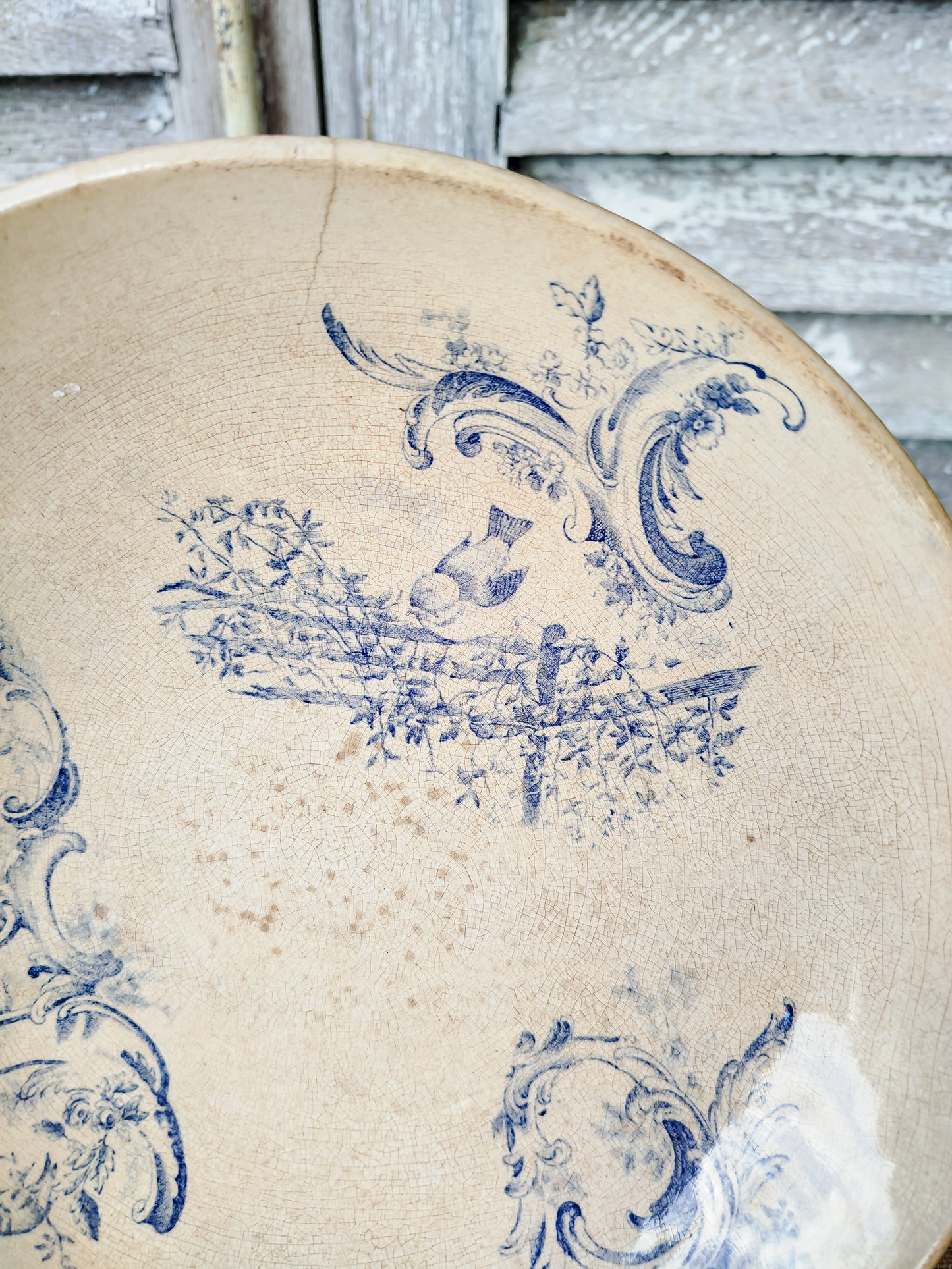 Compotier terre de fer • Oiseaux & Cygnes