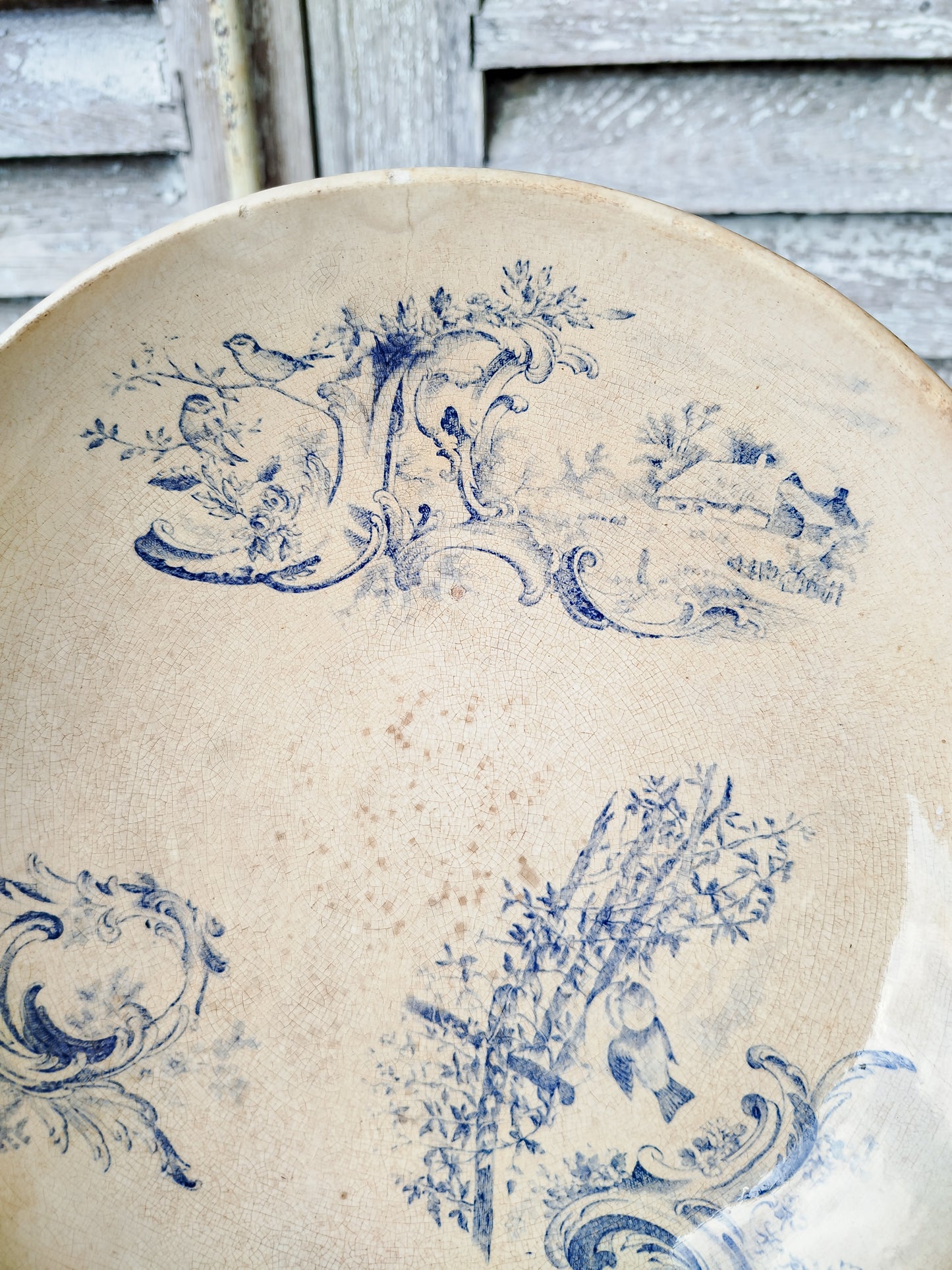 Compotier terre de fer • Oiseaux & Cygnes