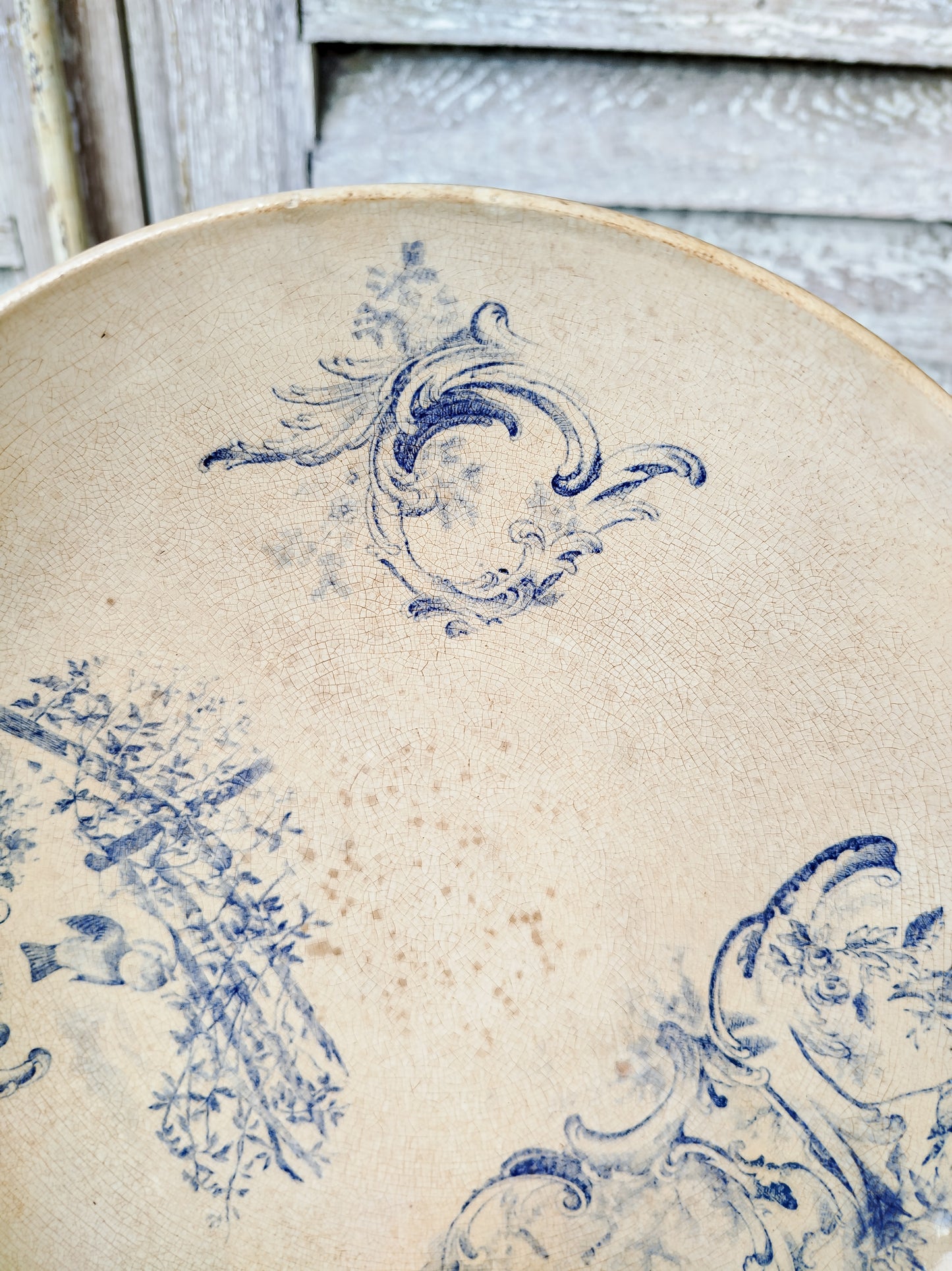 Compotier terre de fer • Oiseaux & Cygnes